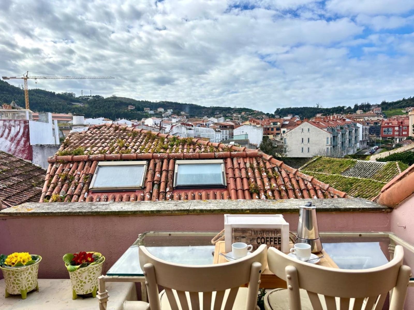 Hoibai, Raina, Atico, Con Vistas Al Casco Historico De Baiona, Galicia Apartment Exterior photo